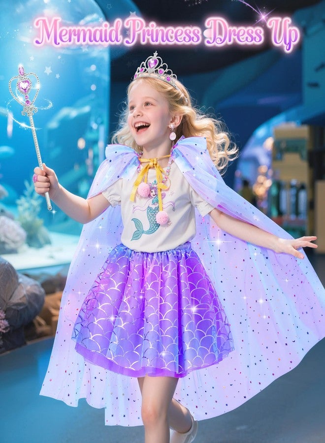 DISHIO Princess Dress Up Toys Jewelry Boutique, Girls Dress Up Shoes Role Play Gifts, Pretend Play Clothes Accessories With Princess Mermaid Theme Costumes Birthday Party Favors For Little Girls Aged 3 4 5 6 - Image 2